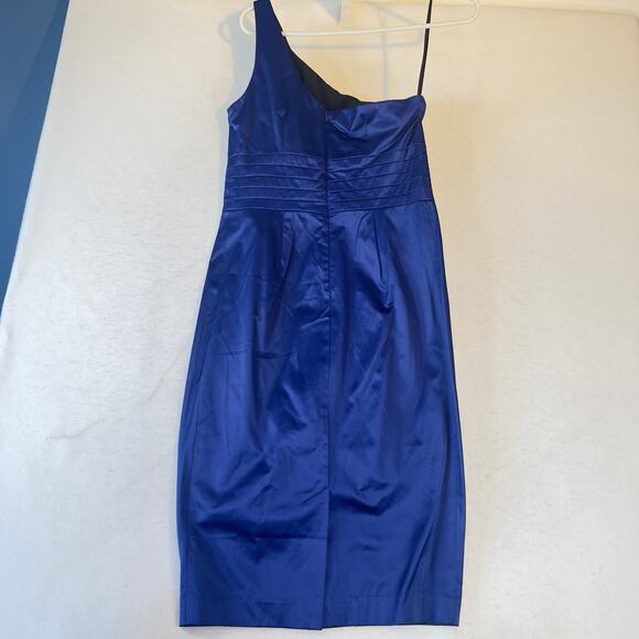 Shape FX Above the Knee Dress Woman Size 4 Royal Blue Ulimate Control Lining - Picture 4 of 16